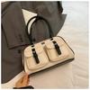 Bolso de Gran Capacidad para Desplazamiento para Mujer 2025 Verano Nueva Moda Bolso de Hombro Único Axilar Bolso Boston Portátil de Alto Valor