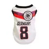Roupas Personalizadas para Animais de Estimação do Fabricante, Colete de Uniforme da Seleção Nacional de Cachorros, Colete de Uniforme de Basquete para Gatos Primavera, Outono e Verão Atacado