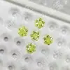 Nueva Estrella Hexagonal de 5 mm Colorida Circonia Piedra Suelta Estrella de Seis Puntas Circonia Nuevo Producto Lanzado Accesorios de Moda Suministro Directo de Fábrica