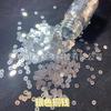 DIY lino de flujo Color Dólar de Cobre Dorado Destellos lentejuelas de la suerte lentejuelas de brillo dorado accesorios que gotean pegamento polvo de arena movediza