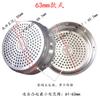 Acero inoxidable 304 colador de té compartimento para té compartimento para cocción lenta de té filtro de té de doble capa compartimento de separación de agua y té taza de vidrio aislante accesorios
