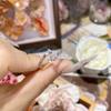 Camélia Seiko Simulação de Sentido Avançado Broca Braço Errado Gota d'Água Zircônio Pulseira Aberta Banhada a Ouro Diamante Completo Pulseira de Luxo Simples