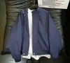 Jaqueta piloto Harrington estilo americano, corte justo, gola alta masculina, à prova de vento e à prova d'água, casual, unissex, jaqueta de motocicleta