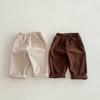 Pantalones de Ropa Infantil Estilo Coreano Ins Primavera y Otoño Nuevo Pana Casual Combinable para Niños y Niñas