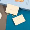 Pendientes de papel de hierba enmarcados transfronterizos cartón tarjeta blanca moda populares pendientes tarjeta de exhibición de joyería de cartón decorativa venta al por mayor