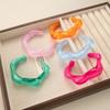 Pulseira Transfronteiriça Europeia e Americana de Dopamina Amazon Pulseira de Abertura Irregular Pulseira Acrílica Macaron Simi Tingida