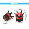 Tampa de Válvula Criativa em Forma de Coroa Cravejada de Diamantes para Pneus de Carro, Tampa de Poeira de Diamante de Coroa para Bicicleta Modificada