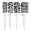 Comercio exterior al por mayor peine de tubo de aluminio cerámico conductor térmico peine para el cabello flequillo forma de cabeza de flor de pera peine para cabello rizado peine resistente a altas temperaturas