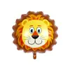 Ventas Directas de Fábrica nuevos juguetes inflables grandes de animales del bosque decoración de fiesta de cumpleaños para niños suministros globo de película de aluminio