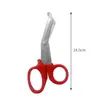 Tijeras de Gasa para Manchas de Acero Inoxidable Tijeras para Vendajes Quirúrgicas Médicas Tijeras para Ostomía Tijeras para Equipaje de Primeros Auxilios Domésticos Tijeras para Vendajes