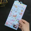 Sanrio Kuromi Melody Pegatina de Relieve Estéreo 3D Impermeable Linda Decoración para Cuaderno Infantil de Niña Dibujos Animados