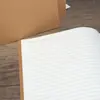 Cuaderno Retro Grueso de Papel Kraft Cosido para Estudiantes, Cuaderno de Ejercicios, Folleto Promocional, Se Puede Imprimir con Logo