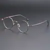 Nuevas Gafas de Prescripción Retro de Titanio Puro de Lujo Ligero Mismo Estilo Sm118001 para Hombres Disponibles con Graduación Danyang Wholesale