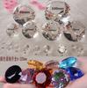 Juguetes para niños Gema Diamante de Cristal k9 Transparente Diamante en Bruto 6-200 Adornos Artesanales para el Hogar Diamante de Vidrio Diamante para Manicura