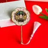 Fabricante Espejo de Mano Pequeño Fresco Espejo de Maquillaje Celebridad de Internet Panda Souvenir Cultural y Creativo de Xi'an Artesanías de Viaje Venta al por Mayor