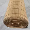 Esteras de bambú para decoración de interiores, techos, paredes, casas de huéspedes, restaurantes, salones de té, estilo retro carbonizado, anticorrosión y antiinsectos, materiales de tejido de ratán y bambú