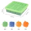 Oso Jiugongge suplemento alimenticio caja de almacenamiento de silicona jalea cubo de hielo helado tazón pastel pastel al vapor molde