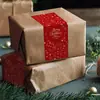 Adesivos de Feliz Natal Adesivos de Feliz Natal Adesivos Selantes para Caixa de Presente de Natal Adesivos Selantes Decorativos