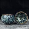 Cambio de horno taza individual taza construida taza de té taza huevo de dragón grande taza de cerámica taza de té con esmalte Tianmu taza maestra taza de cinco elementos juego de té