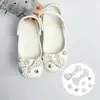 Mariposa Rosa Rosa Adecuado para Ballet Crocs Accesorios DIY Decoración de Zapato con Pedrería de Mariposa de Alto Grado Hebilla de Zapato Desmontable Venta al por Mayor