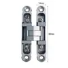 Porta de Armário 18mm Dobradiça Invisível Tridimensional Ajustável Porta Invisível Porta de Madeira Porta Plana Cruz Ajustável Escondida Dobradiça Oculta