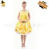 Disfraz Cosplay de Princesa Dulce para Mujer Adulta Vestido Amarillo Atuendo para Fiesta de Máscaras