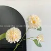 Flores Artificiais Coloridas Estilo Monet Flores Falsas Atacado 3 Cabeças Fragrância Escura Arranjo de Casamento Decoração de Paisagismo de Fundo