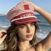 Gorra Azul Marino Bordada Europea y Americana Cosplay Uniforme de Policía Femenino Sombrero de Otoño e Invierno para Actuación Circunferencia de Cabeza Grande Sombrero de Marinero Japonés para Mujer