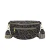 Bolsas de Comércio Exterior 2026 Nova Bolsa Transversal Estampada de Leopardo Grande Capacidade Versátil para o Dia a Dia Tendência Bolsa de Ombro Feminina