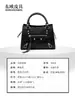 Bolso de Motocicleta Transfronterizo Nuevo de Panza de Cocodrilo, Piel de Cocodrilo Genuina, Bolso de Mano de Moda y Versátil para Mujer, Bolso de Hombro de Moda
