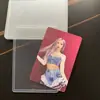 Fundas Laminadas de Color para Tarjetas de Alta Definición Fundas Protectoras Transparentes Pequeñas para Tarjetas Fundas para Almacenamiento de Fotos Polaroid Álbum Duro B8