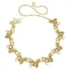 Cadena de Cintura Europea y Americana de Moda Transfronteriza Cinturón Retro para Mujer Cadena de Cintura Versátil Cadena Corporal de Mariposa Venta al por Mayor de Fábrica