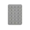 24 Ventosa de silicona cuadrada para teléfono móvil engrosada 80*55mm Trasera autoadhesiva antideslizante para teléfono móvil 24