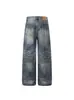 Jeans Retro Americanos con Bigotes para Hombre y Mujer, Nueva Marca de Moda Primavera Pantalones Rectos Sueltos de Gama Alta, Pantalones Largos de Pareja