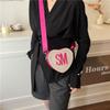Comercio Exterior Transfronterizo Moda Retro Personalidad Popular Letra Un Solo Hombro 2025 Nuevo Bolso Cruzado Corazón Versátil