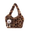 2025 Invierno Peluche Lindo Bolso Gran Capacidad Nuevo Mini Estilo Bolso de Hombro Peluche Portátil Bolso de Cubo