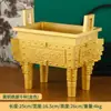 Quemador de Incienso de Latón, Pieza de Altar Cuadrada, Decoración de Oficina, Adoración en Casa, Regalo para Ceremonia de Apertura, Artesanía