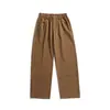 Pantalones Cargo Estilo Americano para Hombre, Otoño e Invierno, Pantalones Largos Rectos Holgados con Caída, Marca de Moda Versátil y Elegante, Diseño para Estudiantes, Pantalones de Hombre