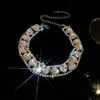 Collar con Corazón Incrustado de Cristal Estilo Coreano Pulsera Pendiente Set Lujo Ligero Sensación de Alta Gama Gargantilla Moda para Mujer Accesorios Versátiles