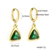 Brincos de Aço Inoxidável em Forma de Leque Mais Vendidos Transfronteiriços Luxo Acessível Brincos Curtos Versáteis Brincos com Galvanoplastia a Vácuo 18K para Mulheres Atacado