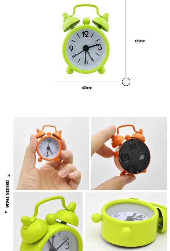 4厘米迷你型金属小闹钟