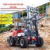 Empilhadeira Todo-o-Terreno de 3 Toneladas Tração nas Quatro Rodas Multifuncional Diesel Combustão Interna Tudo-em-Um Caminhão com Lança de 4 Toneladas para Carregamento e Descarregamento em Canteiro de Obras