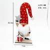 Novo Produto Transfronteiriço Enfeites Decorativos de Madeira de Natal Enfeites Criativos Pintados de Natal Decorações de Boneco de Neve de Natal