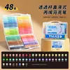 Marcador acrílico transparente con cuerpo transparente, esencial para dibujar, llevar un diario y hacer garabatos, con colores de alta saturación, un indispensable para el inicio de clases