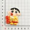 Accesorios de Resina de Crayon Shin-Chan para Llaveros de Pegamento Cremoso DIY, Cajas de Almacenamiento y Imanes para Refrigerador Materiales