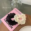 Diadema estilo Zhao Lusi Mismo estilo encaje encaje vintage encaje francés ins cuerda para el pelo de intestino grueso cuerda para el pelo hueca accesorios para el cabello