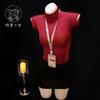 Chica de Paja Uniforme Profesional de Secretaria Deseo Puro Ceñido al Cuerpo Aspecto Adelgazante Ol Sexy Discoteca Sexy Camisón 1711