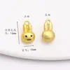 Suministro directo de fábrica bolsa de la suerte gota de aceite color oro arena dinosaurio panda calabaza cereza cabeza de conejo accesorios de llavero de pendientes para coche