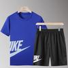 Novedad de Verano Traje Deportivo para Correr para Hombre Fitness Holgado Secado Rápido Manga Corta Pantalones Cortos Traje Casual Camiseta Talla Grande