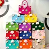Bolsa de Fieltro de Dibujos Animados Linda Bolso de Mano Bolsa de Mamá Bolsa de Regalo Bolsa para Lonchera Bolso Sencillo Versátil Bolsa de Compras Grande